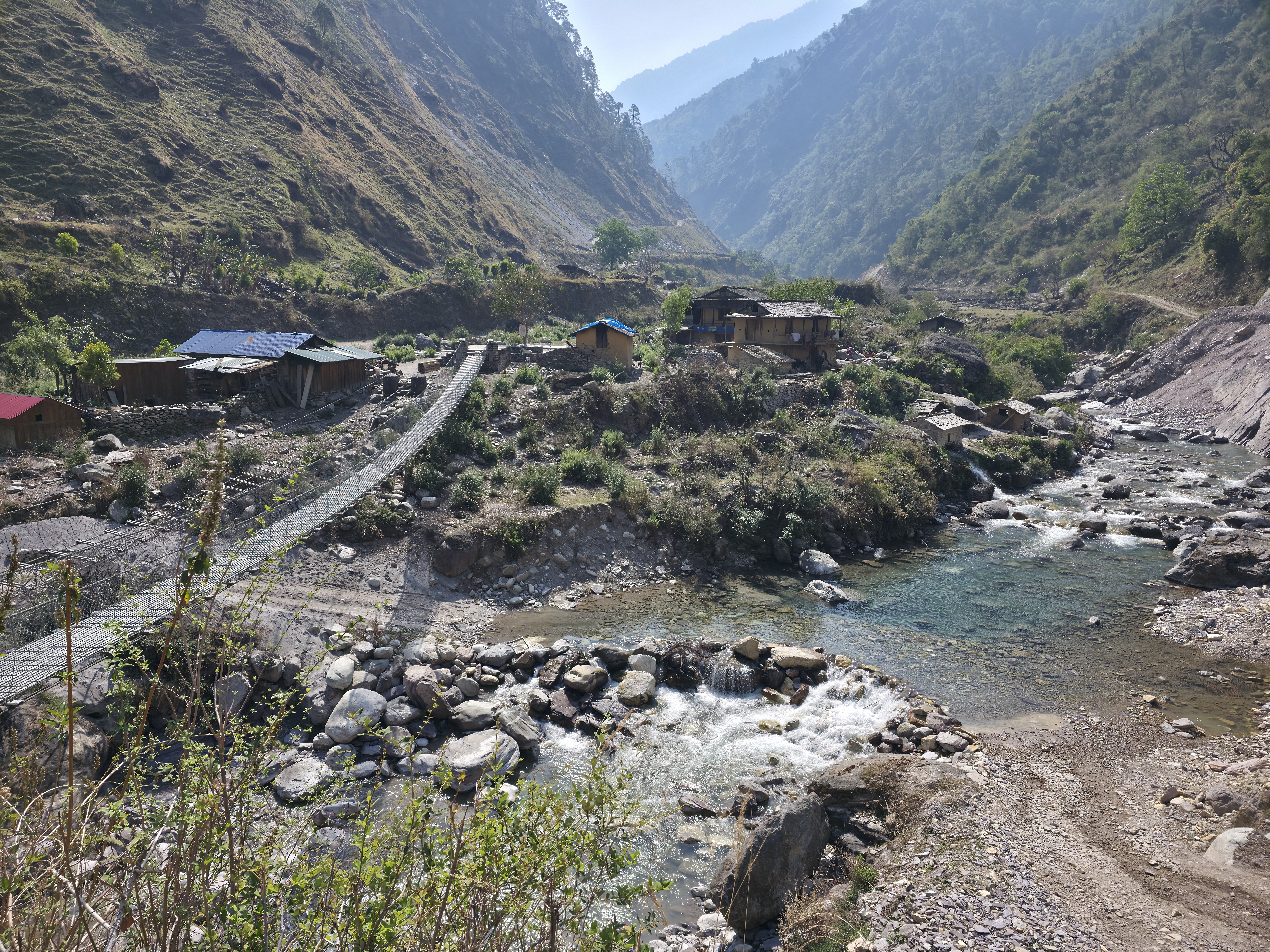 Local growers in a Himalayan village